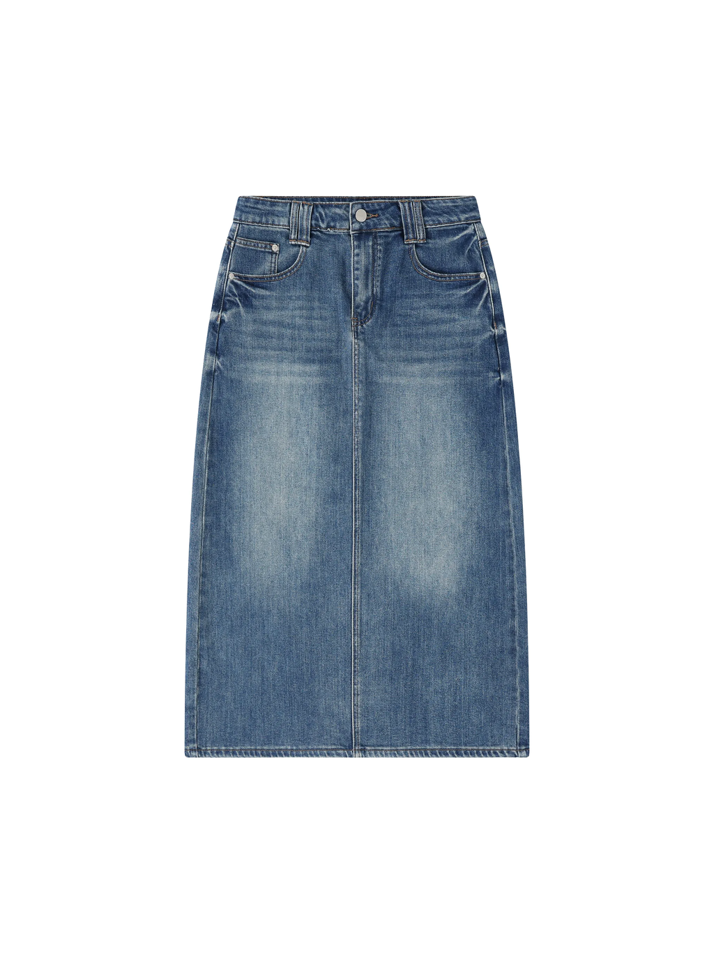 Modesty Midi Skirt™ — Denim