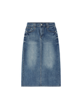 Modesty Midi Skirt™ — Denim
