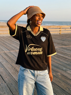 Virtuous Woman Retro Jersey Navy Black - Grace District ®