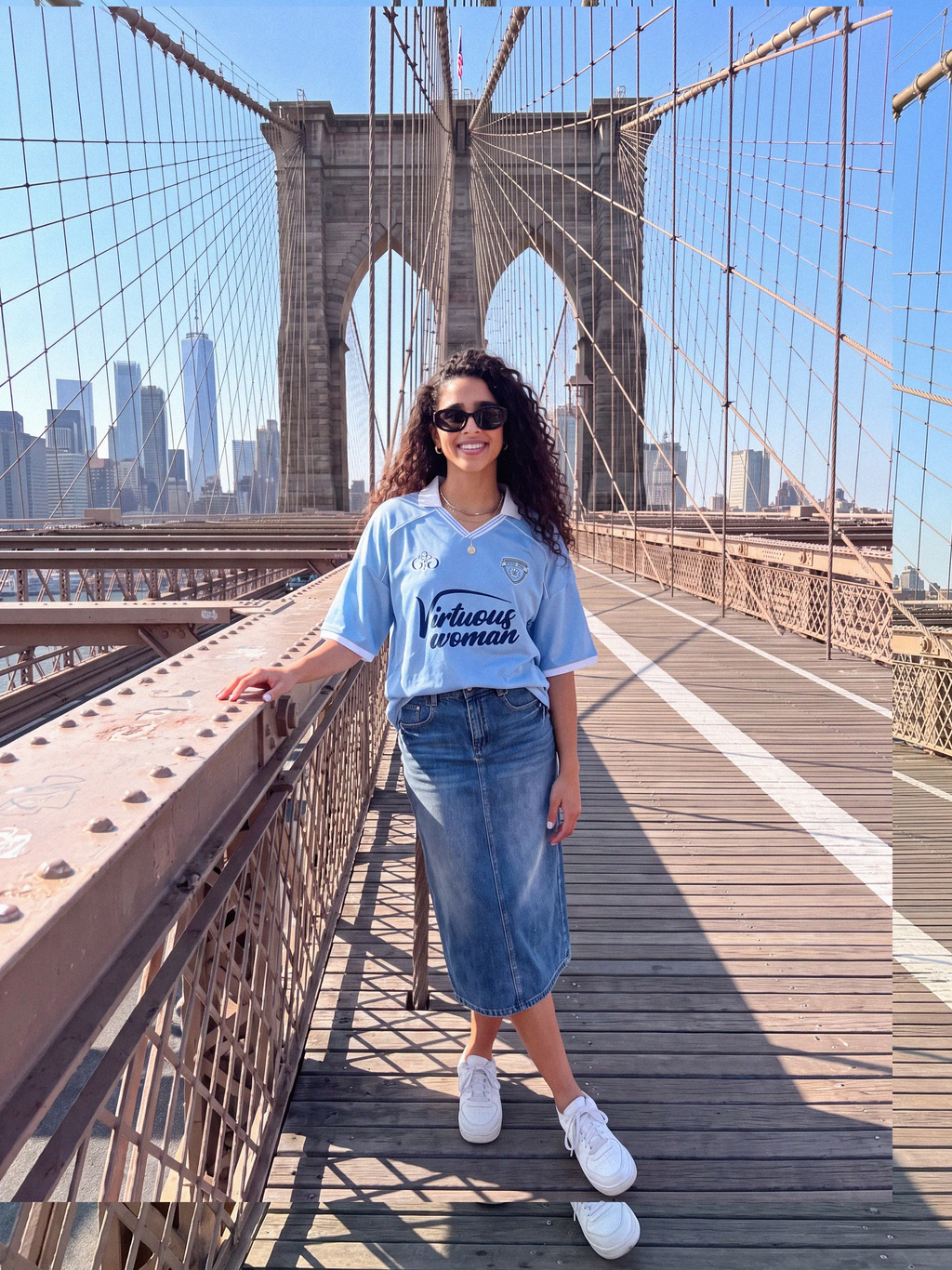 Modesty Midi Skirt™ — Denim