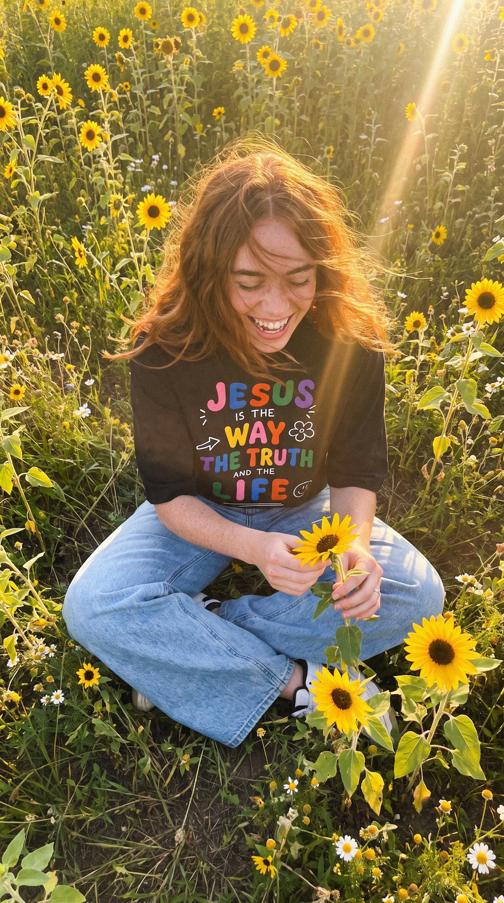 Jesus is The Way Black Heavyweight Drop Shoulder Tee - Grace District ®