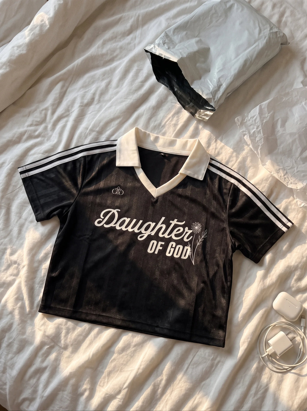 Daughter of God™ Retro Jersey Black - Grace District ®