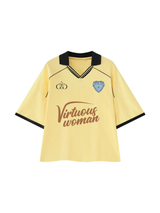 Virtuous Woman Retro Jersey Navy Yellow - Grace District ®