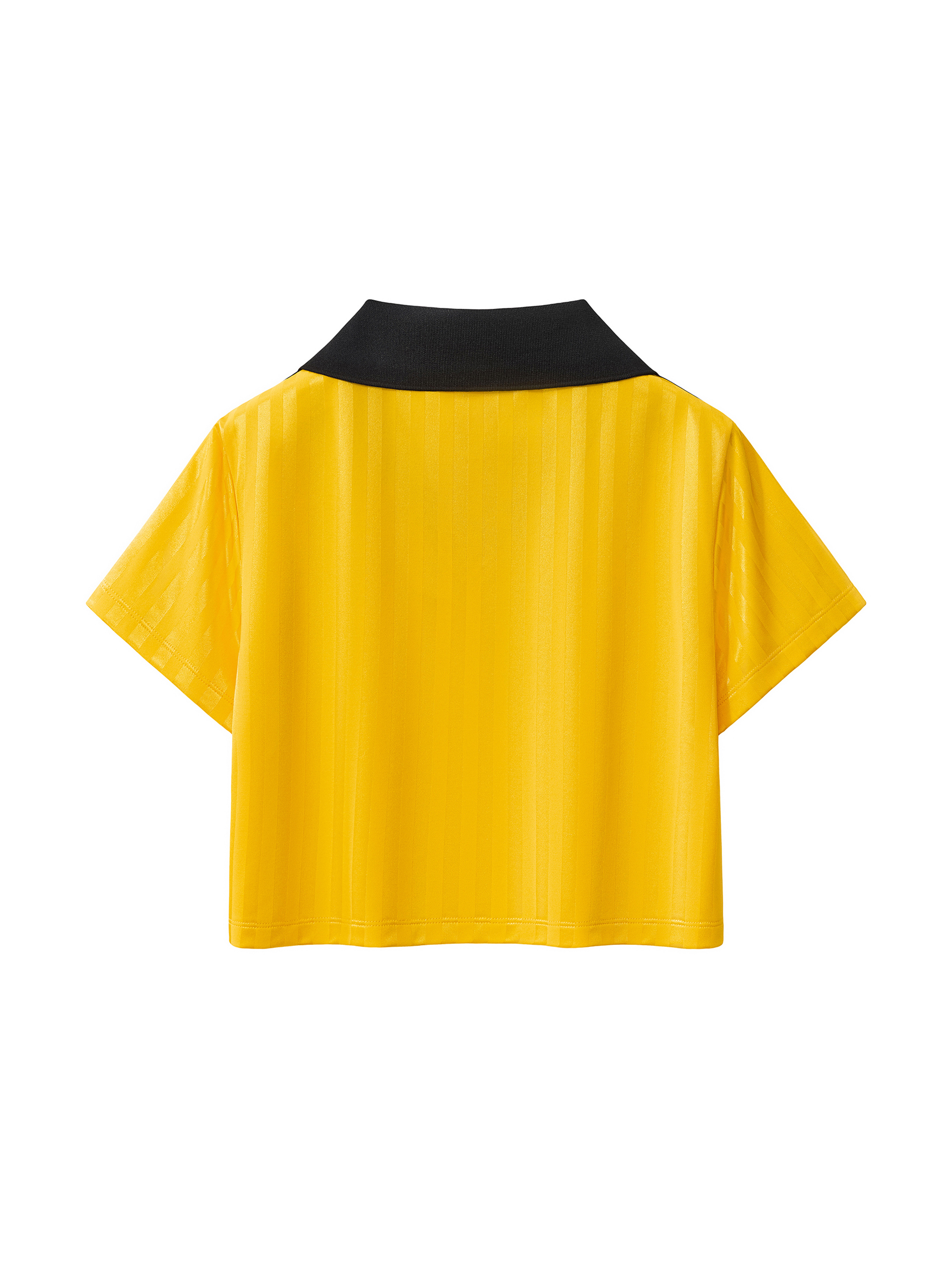 Daughter of God Yellow Striped Cropped Jersey White - Grace District ®