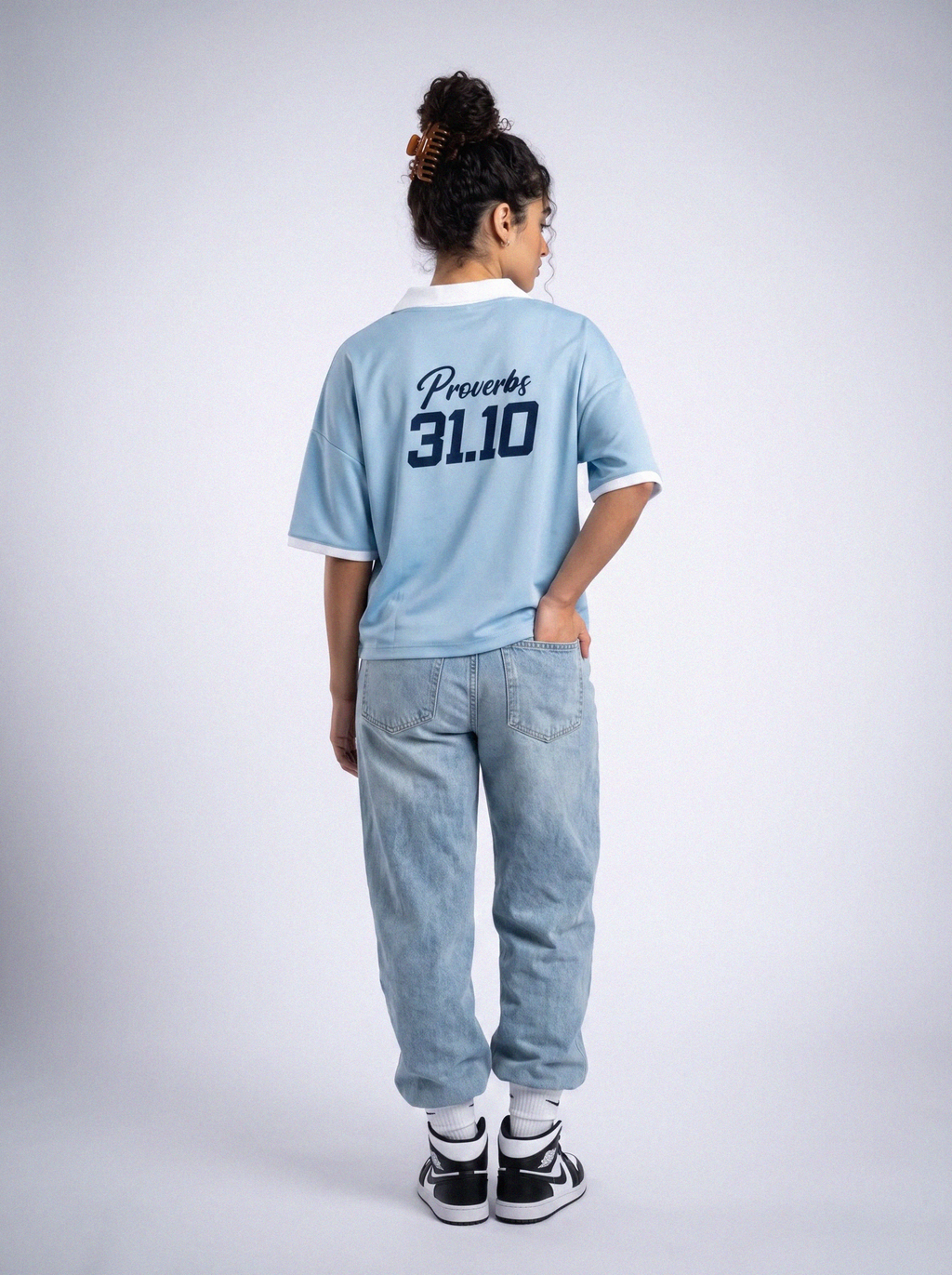 Virtuous Woman Retro Jersey Blue - Grace District ®