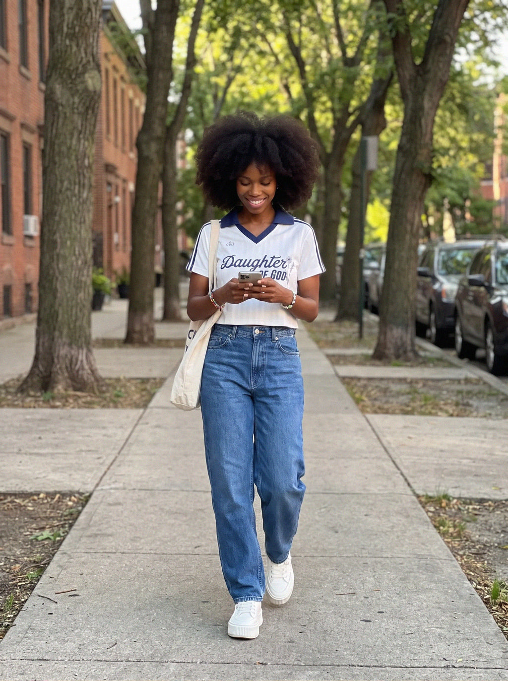 Daughter of God™ Retro Jersey White - Grace District ®