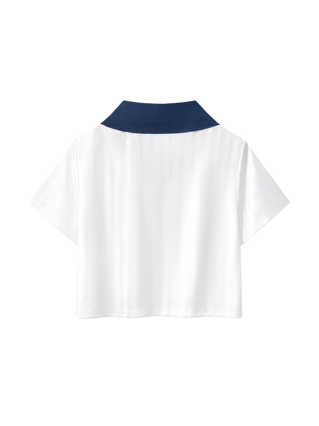 Daughter of God White Striped Cropped Jersey White - Grace District ®