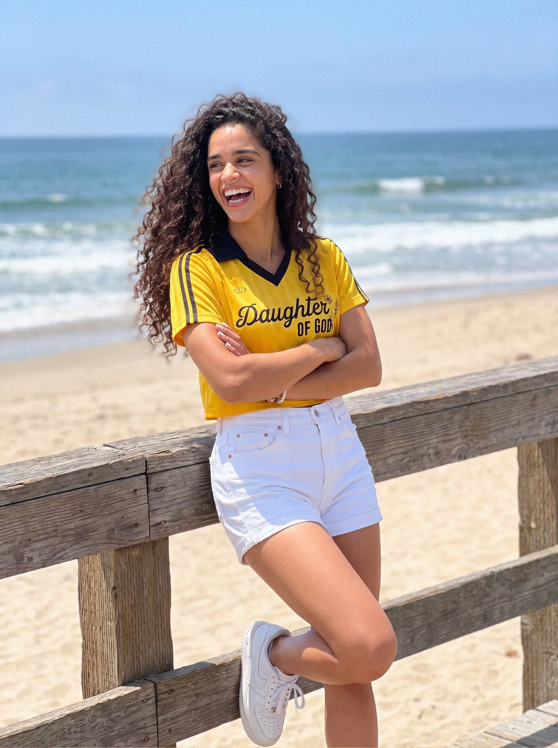 Daughter of God™ Retro Jersey Yellow - Grace District ®