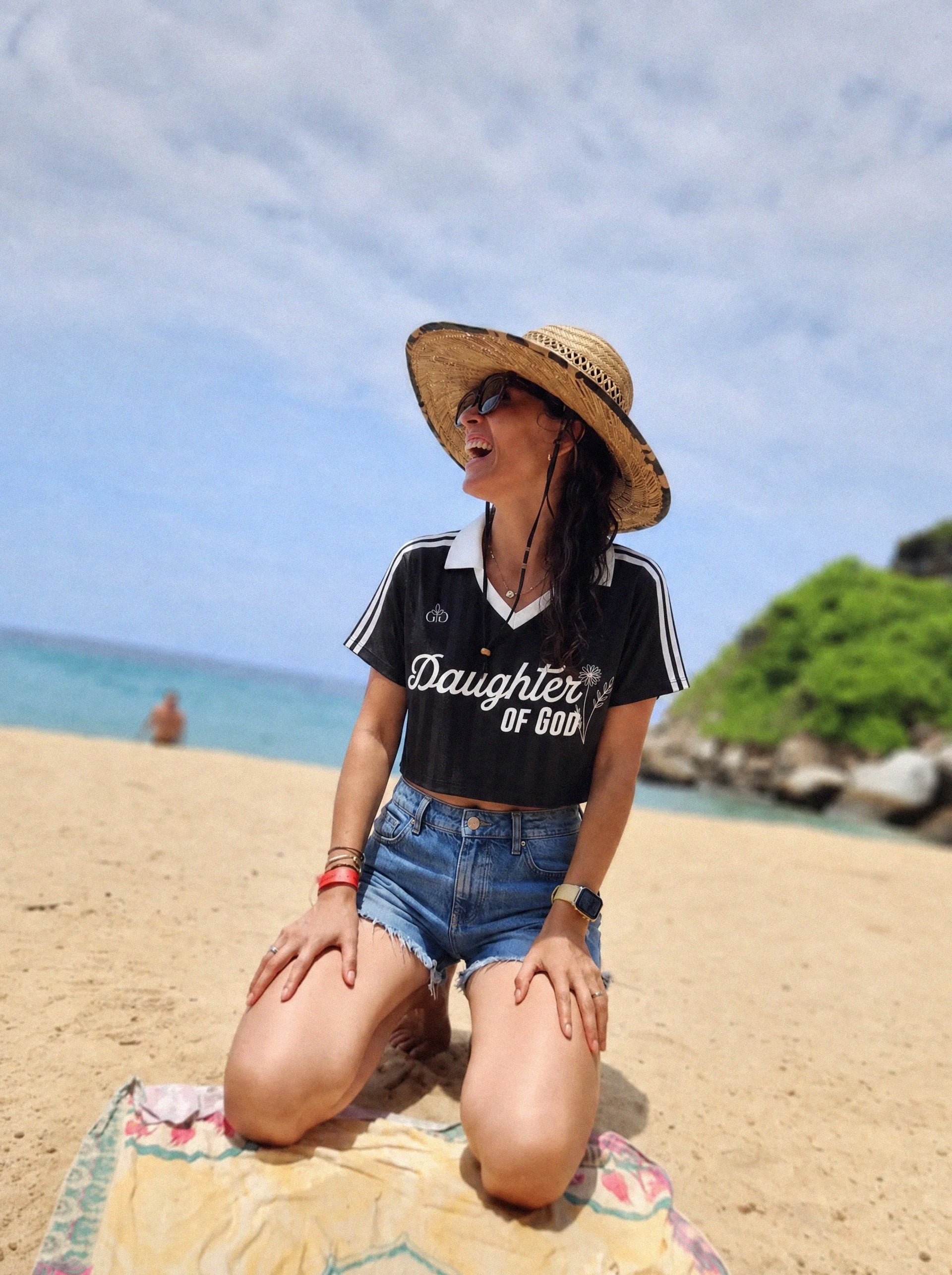 Daughter of God™ Retro Jersey Black - Grace District ®