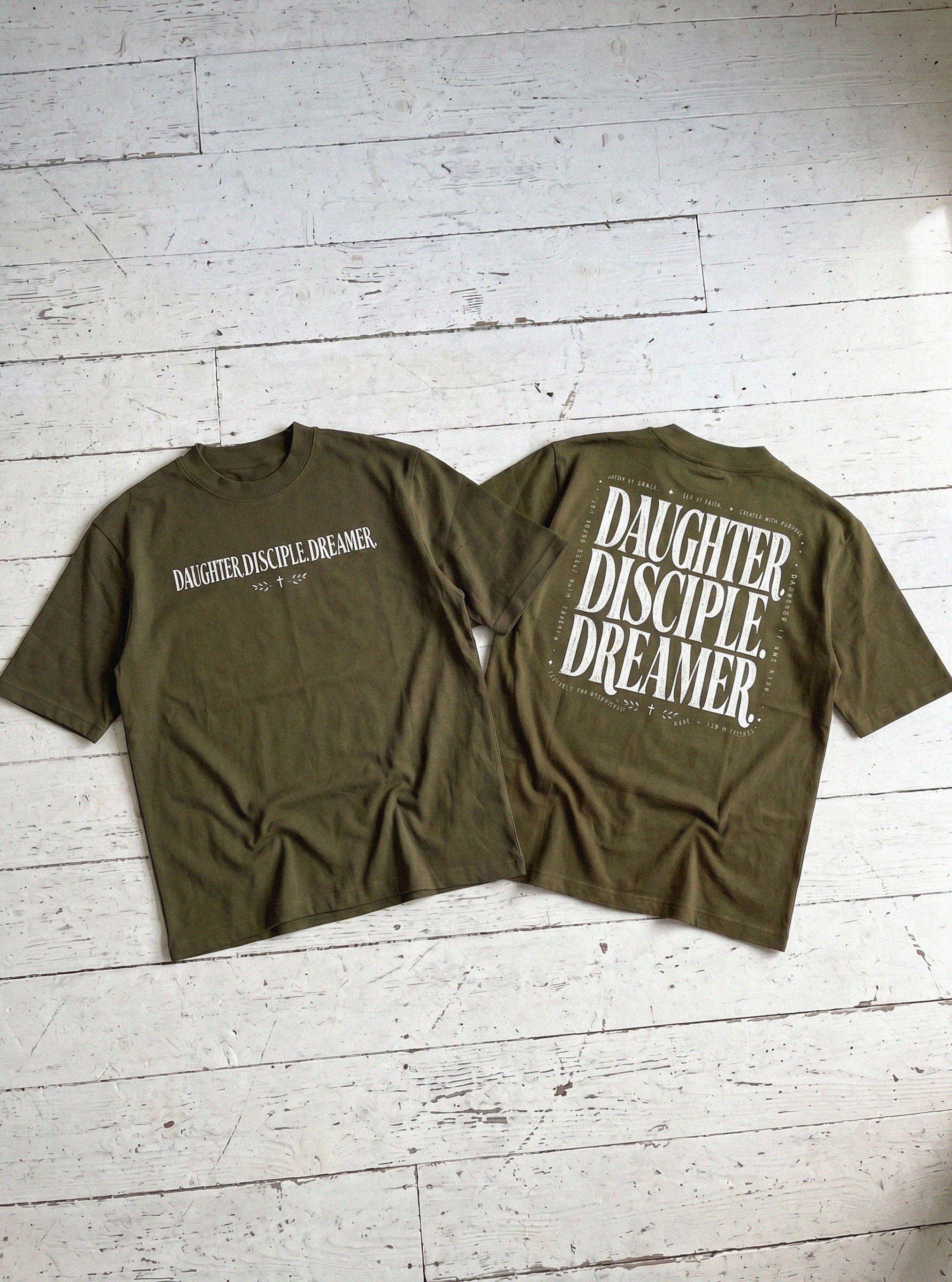 Daughter, Disciple, Dreamer , Green - Grace District ®