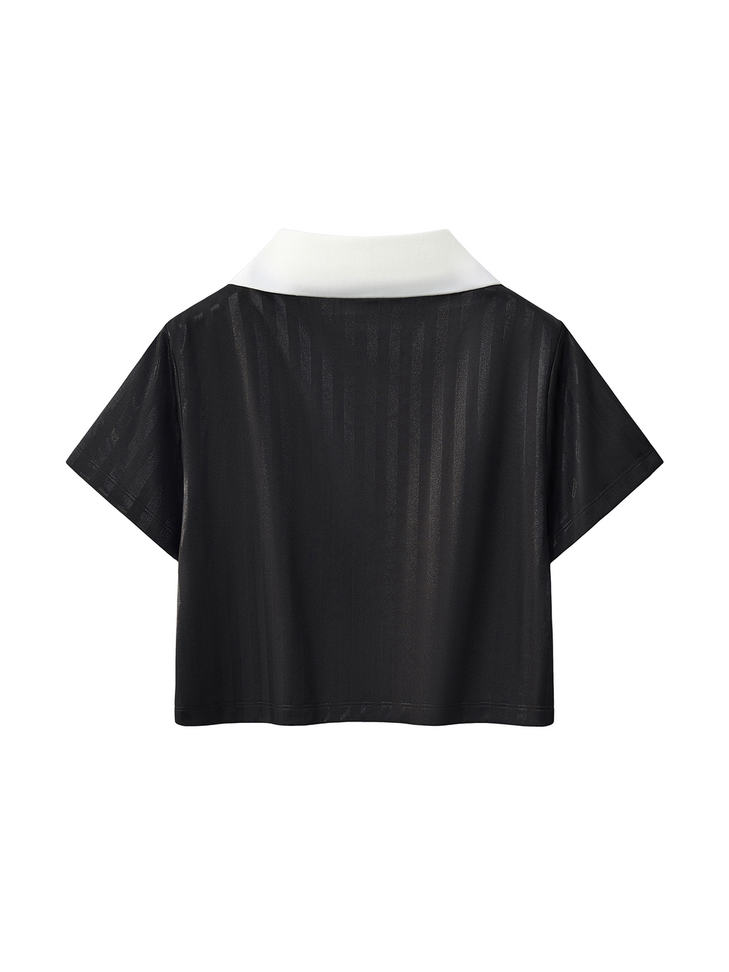 Daughter of God Black Striped Cropped Jersey White - Grace District ®