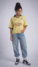 Virtuous Woman Retro Jersey Navy Yellow - Grace District ®