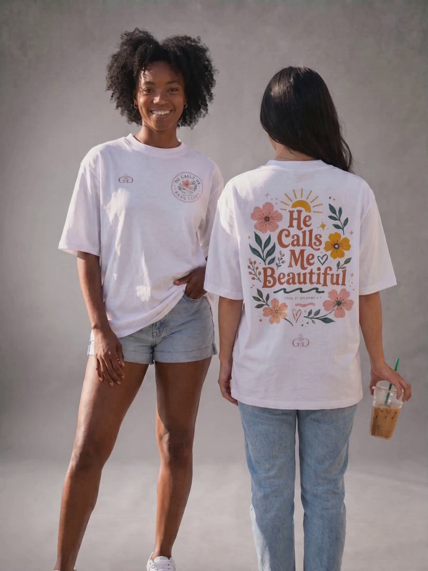 He calls me Beautyful - Oversized Tee - Grace District ®