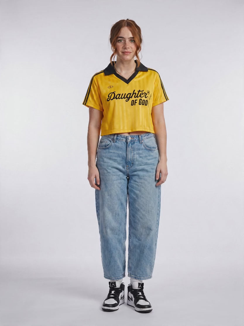 Daughter of God™ Retro Jersey Yellow - Grace District ®
